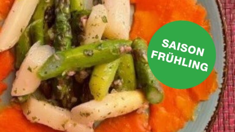 Fruehlingsmenu fruehling