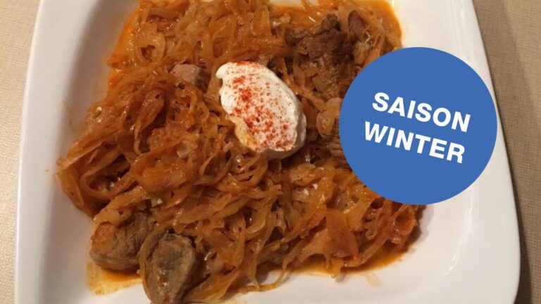 Szegediner Gulasch winter
